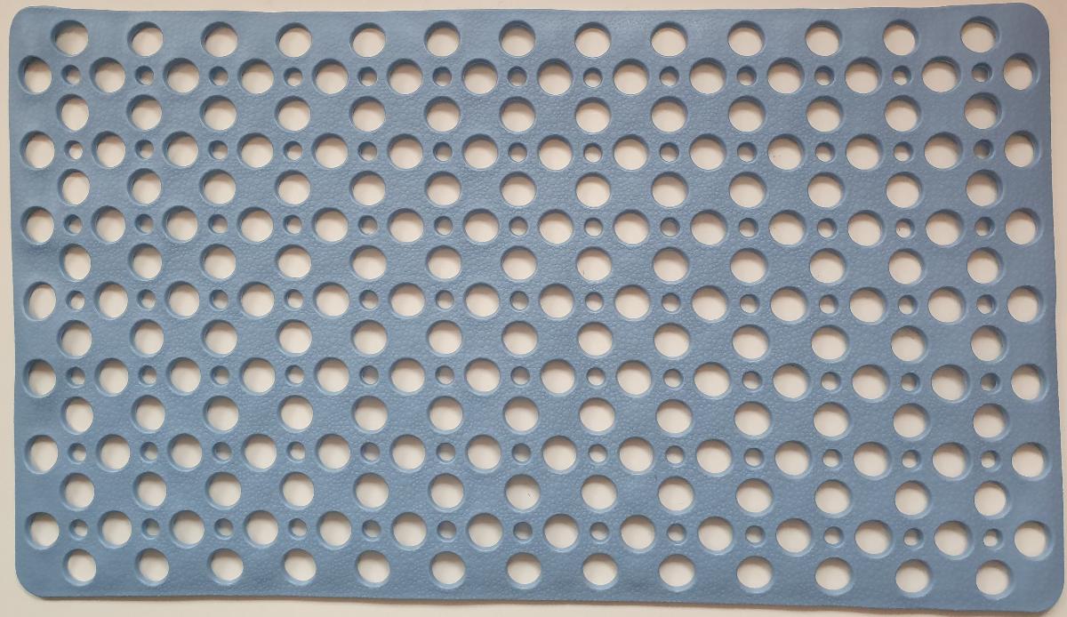 BATHROOM AND SHOWER MAT BLUE