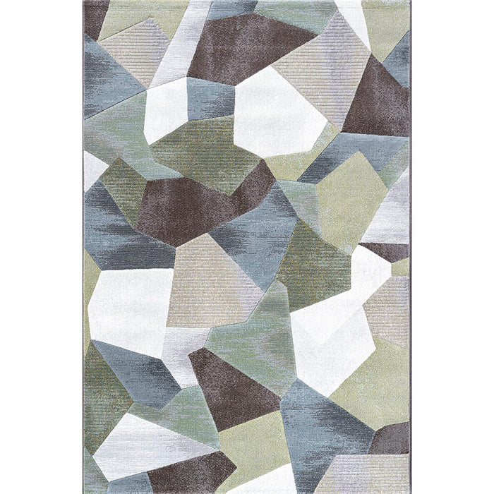 ARGENTUM CARPET 3D FIGURES GREEN 160X230S