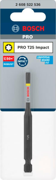 IMPACT BIT T25 90 MM BOSCH PRO IMPACT