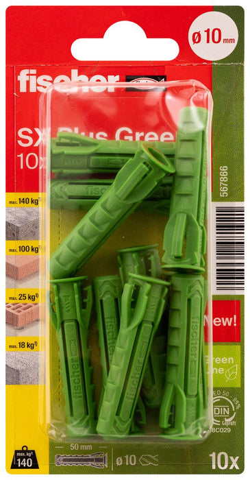MULTIPURPOSE DOWEL SXPLGRK Ф10Х50MM 10PCS