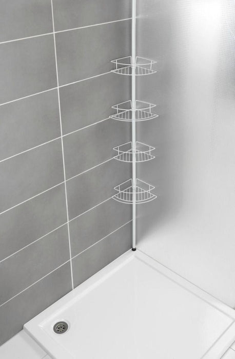 CORNER BATHROOM SHELF DOLCEDO WHITE