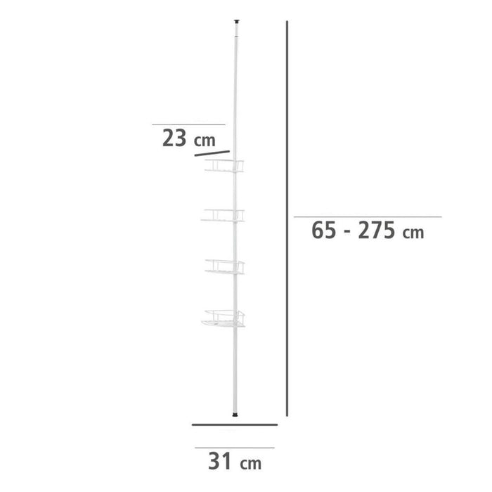 CORNER BATHROOM SHELF DOLCEDO WHITE