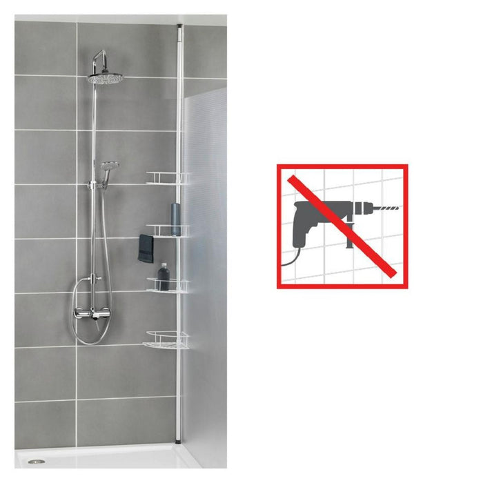 CORNER BATHROOM SHELF DOLCEDO WHITE
