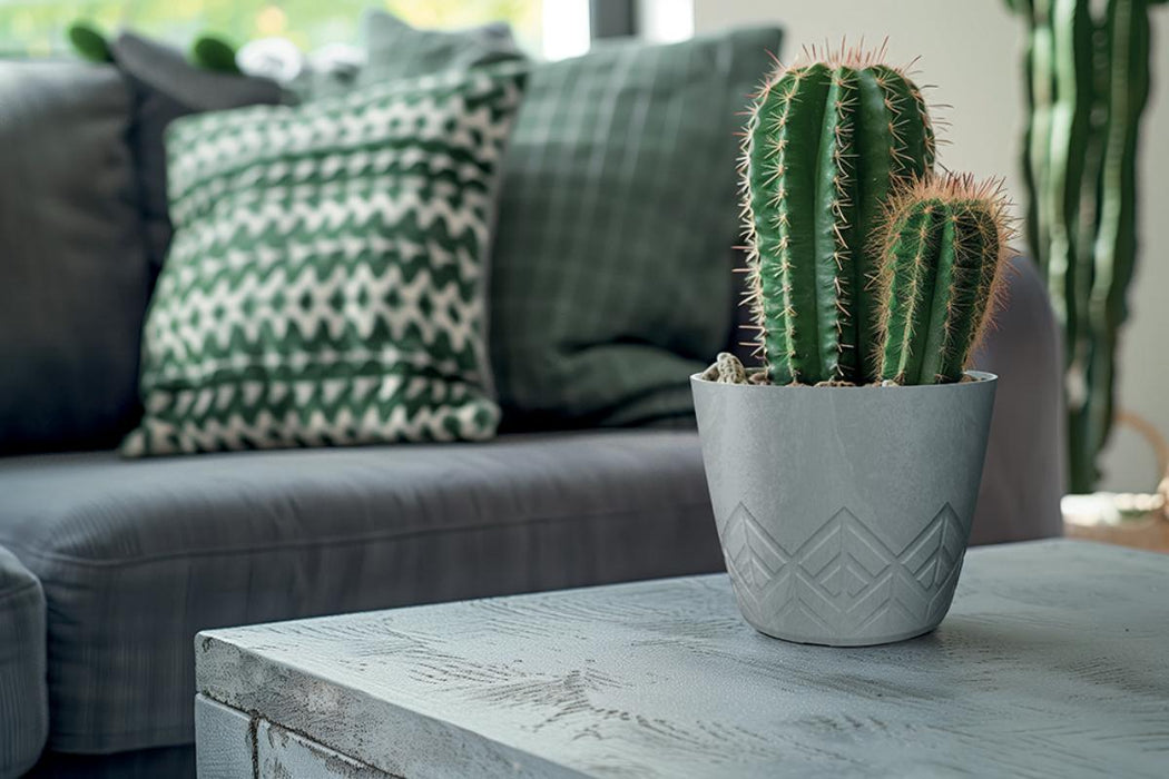 ARECO POT 12CM CONCRETE EFFECT