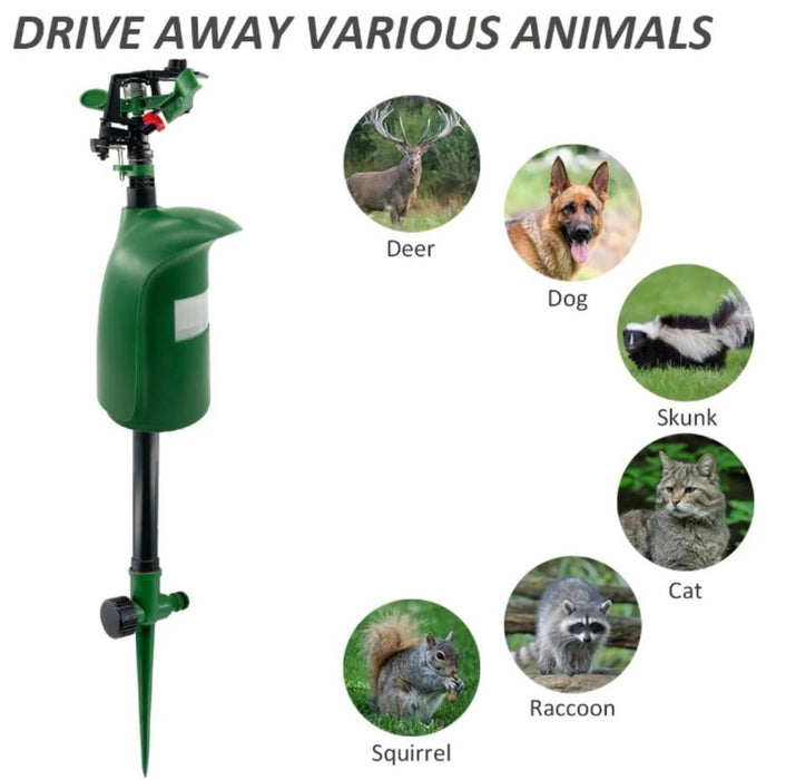 WATER DEVICE-SPRAYER AGAINST ANIMALS