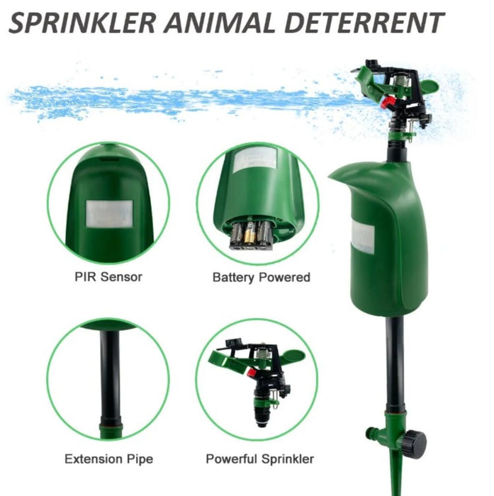 WATER DEVICE-SPRAYER AGAINST ANIMALS