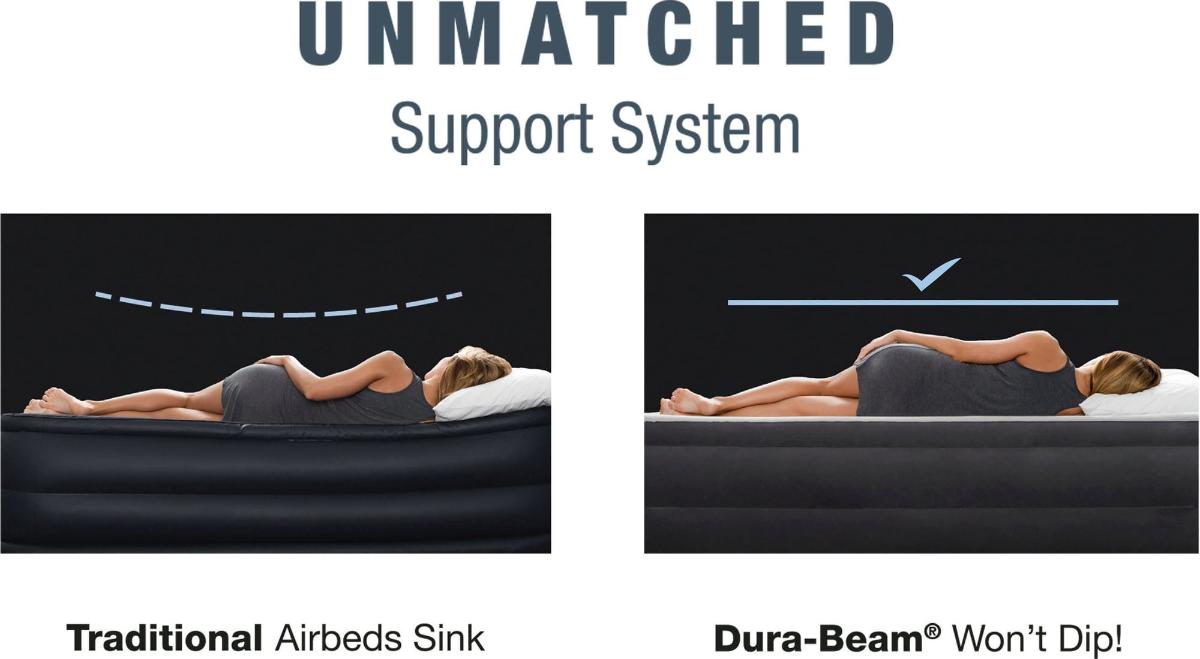 INFLATABLE MATTRESS QUEEN ULTRA 99X191X46CM