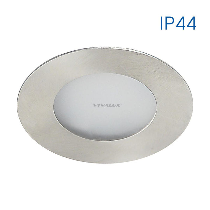 LED MOON FOR BUILT-IN 2W 4000K 150LM IP44 NICKEL MAT VIVALUX OLI