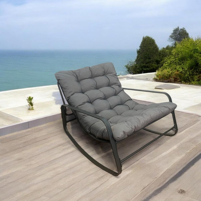ROCKING CHAIR 130X92X70CM WITH PILLOW