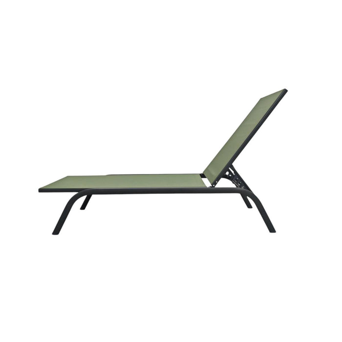 CHAIR CHAIR 5 POSITIONS GREEN TEXTILE