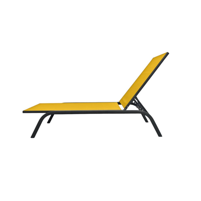 CHAIR CHAIR 5 POSITIONS MUSTARD TEXTILE