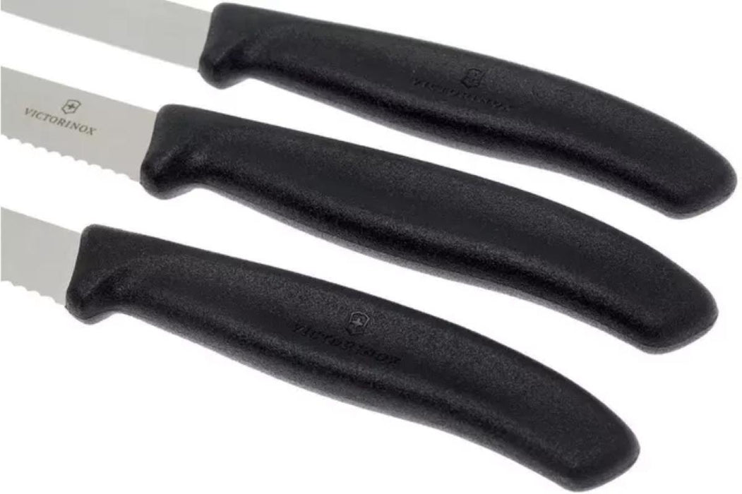 VICTORINOX SWISSCLASSIC KNIVES SET BLACK