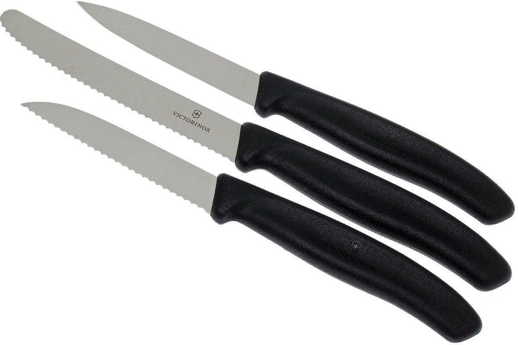 VICTORINOX SWISSCLASSIC KNIVES SET BLACK