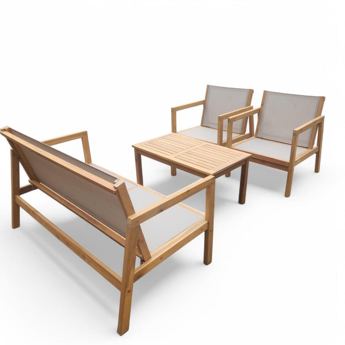 GARDEN SET CAIRO 4 PIECES ACACIA