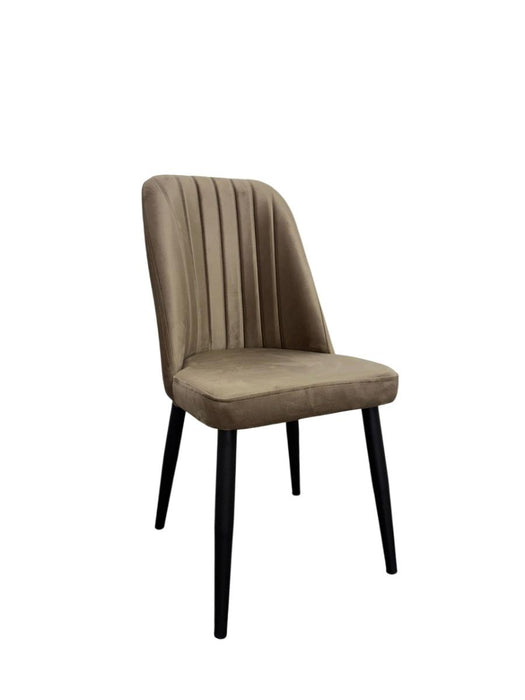DINING CHAIR AURORA CAPPUCCINO LEG/BLACK