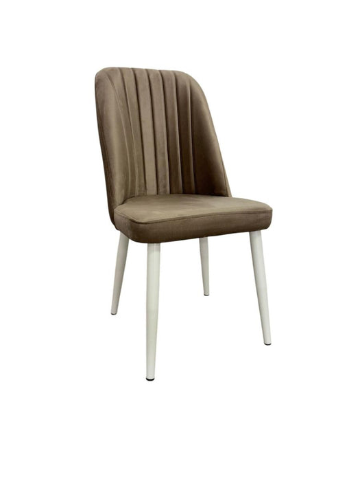 DINING CHAIR AURORA CAPPUCCINO LEG/WHITE