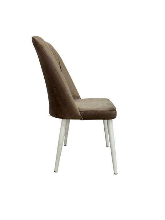 DINING CHAIR AURORA CAPPUCCINO LEG/WHITE