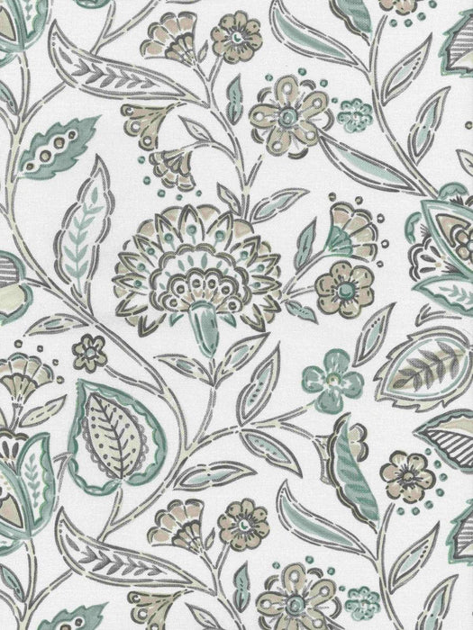 COVER 140CM FLOWERS GREEN