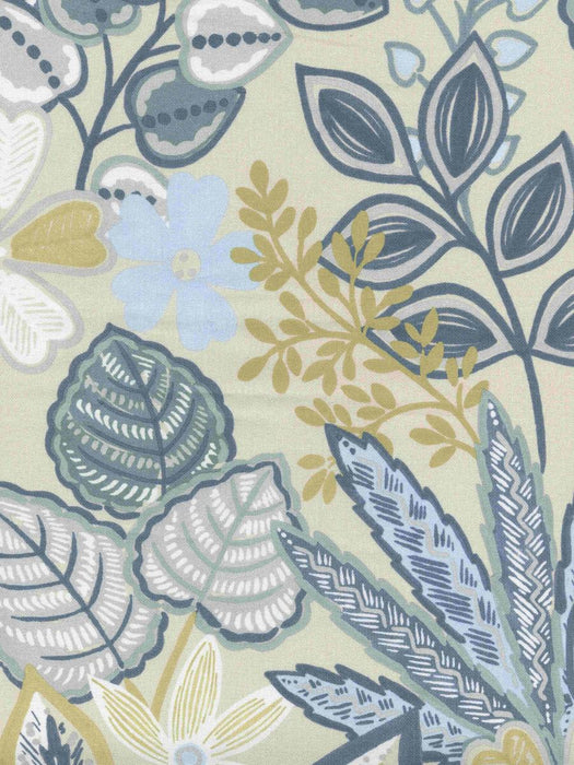 COVER 140CM FLORAL BLUE