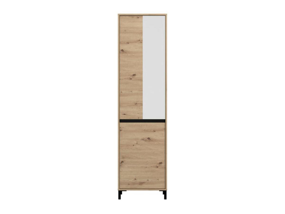 WARDROBE WITH MIRROR ANTRE ARAN ARTIS/BLACK
