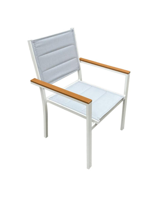 METAL CHAIR TRON WITH TEXTILE 61x57x88 CM