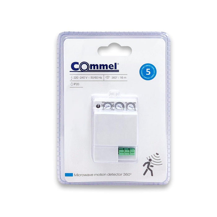 MOTION SENSOR MW 360°W IP20 COMMEL
