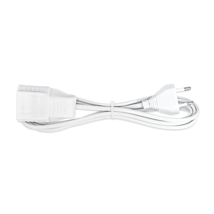 EXTENSION CORD 4M H03VVH2-F 2X0.75MM2 WHITE