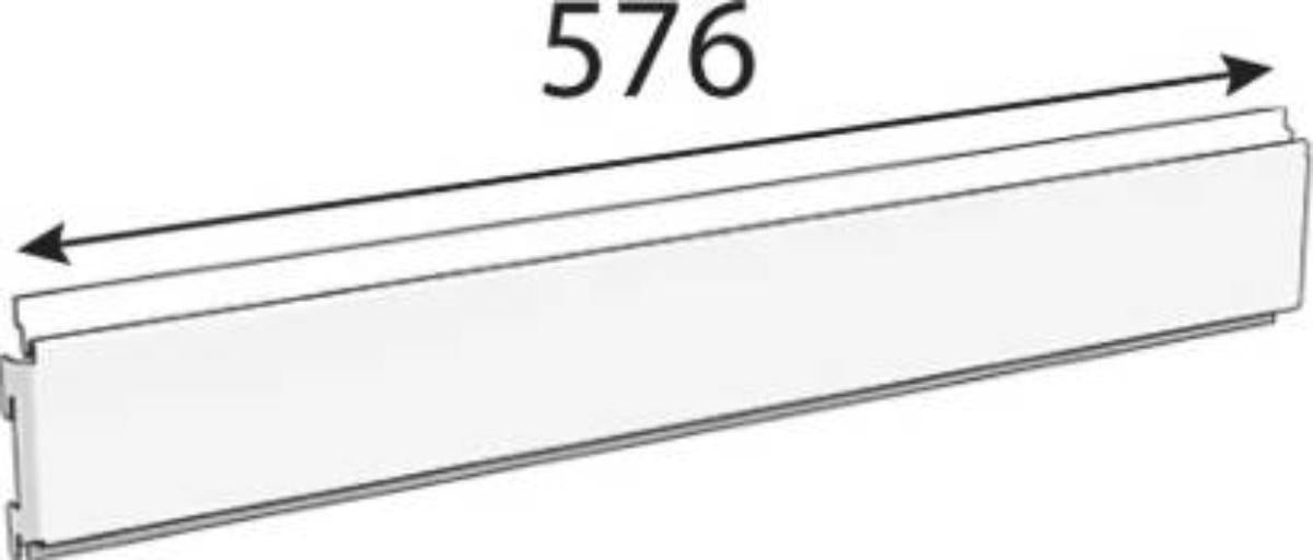 HORIZONTAL LEVER ARR 576X94 ANTHRACITE