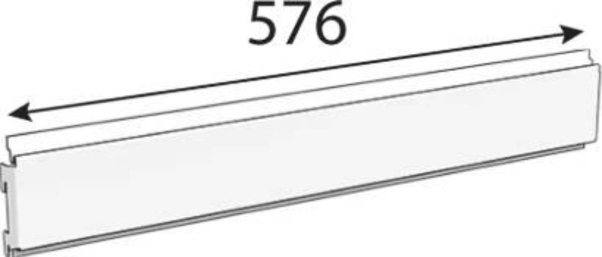 HORIZONTAL LEVER ARR 576X94 WHITE