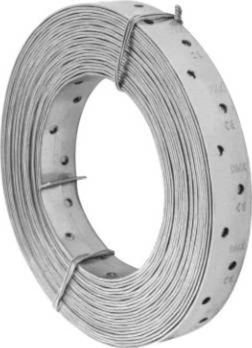 PERFORATED TAPE TM1 25X1.5X10M ZINC