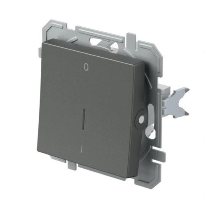 DOUBLE-POLE SWITCH 16A ANTHRACITE LOGIQ TEM