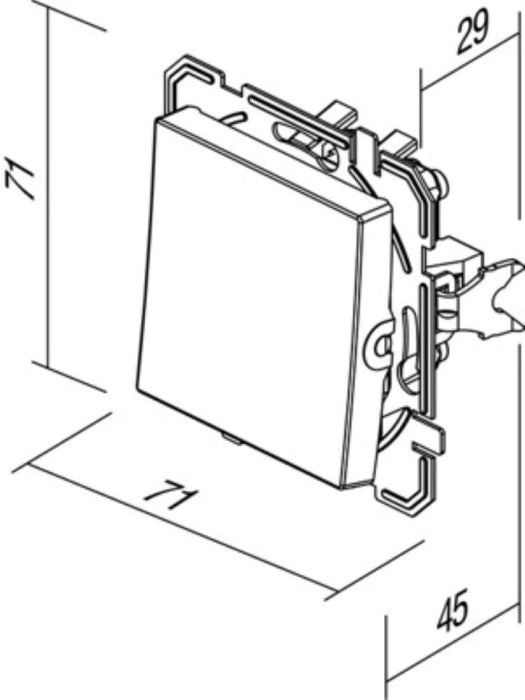 WHITE LOGIQ TEM DEVIATOR SWITCH