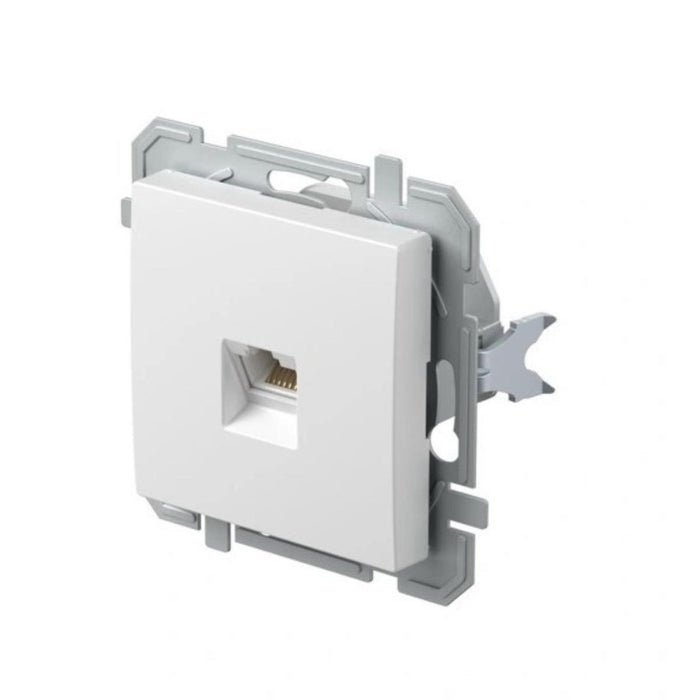 SOCKET RJ45 UTP CAT.5E WHITE LOGIQ TEM