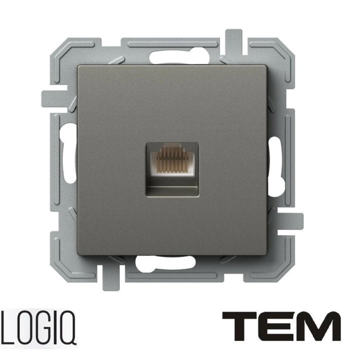 SOCKET RJ45 UTP CAT.5E TITAN LOGIQ TEM