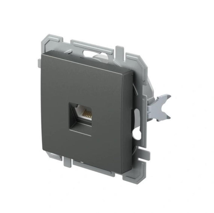 SOCKET RJ45UTPCAT.5E ANTHRACITE LOGIQ TEM