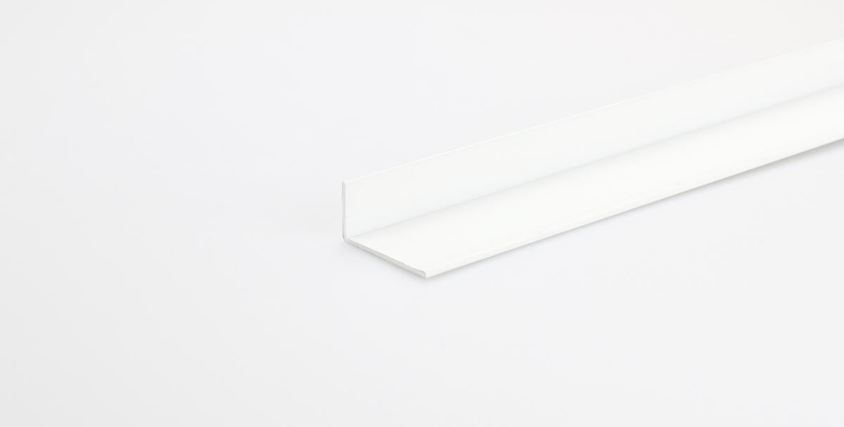 ALUMINUM CORNER PROFILE 20X10MM/2M WHITE