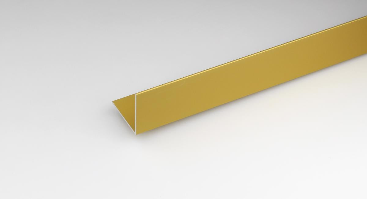 ALUMINUM CORNER PROFILE 15X15MM/1M GOLD
