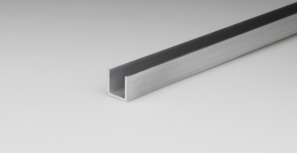 ALUMINUM U-PROFILE 10X15MM/1M