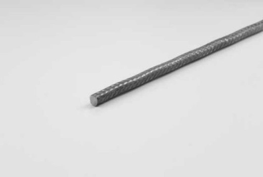 STEEL EMBOSSED ROUND PROFILE 6MM/1M