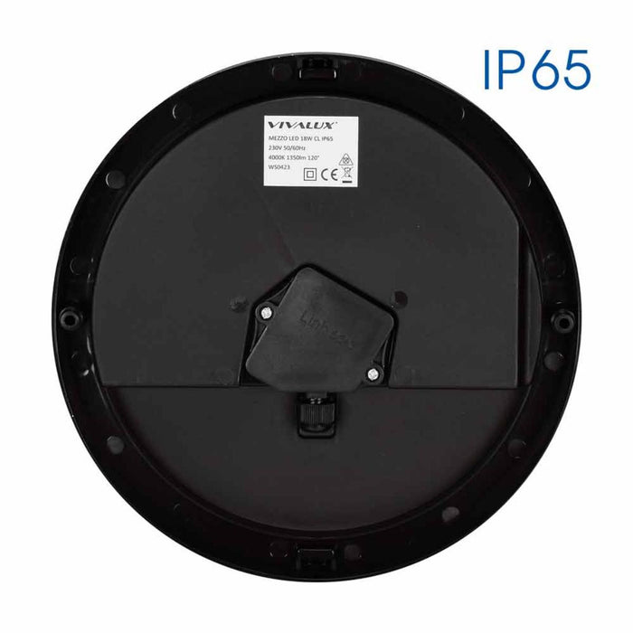 LED LIGHTING FIXTURES MEZZO/X 18W BLACK