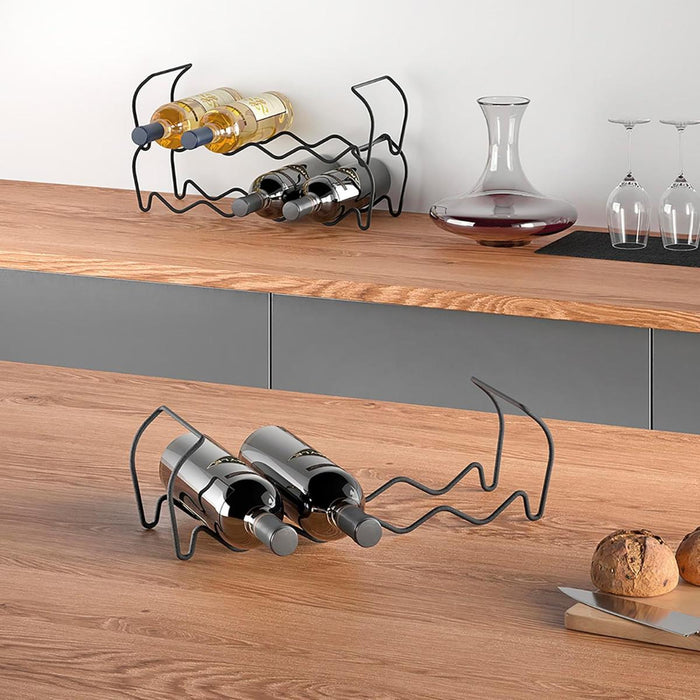 BOTTLE RACK 3 PIECES WINE-BAR LAV