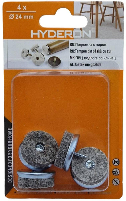 FELT PAD WITH METAL BASE PMP-24