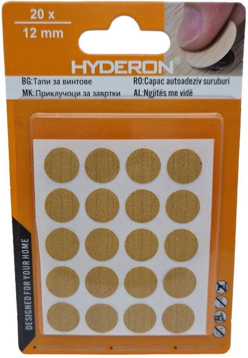 SCREW CAPS TV12-05 20PCS OAK