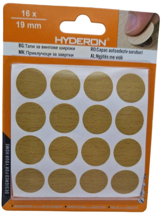 SCREW CAPS TV19-01 16PCS OAK