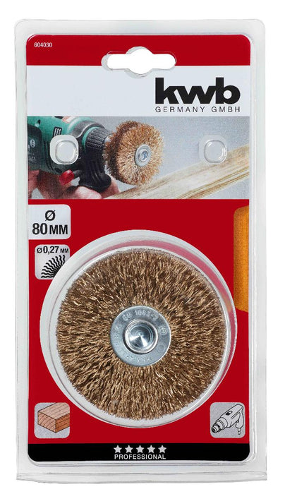 WIRE BRUSH 80MM KWB