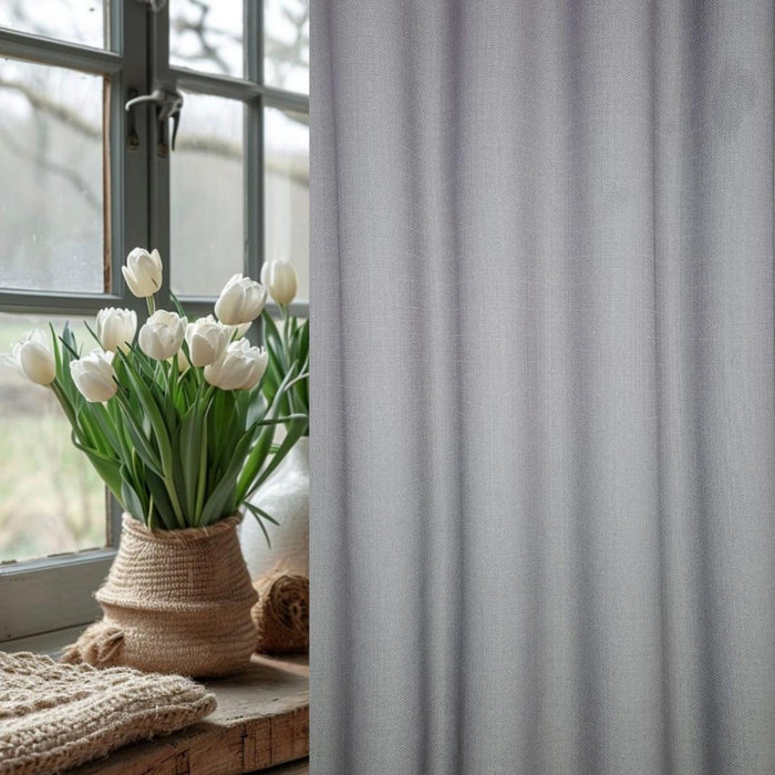 CURTAIN DENSE LIGHT GREY 300CM