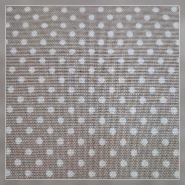 TEXTILE SOLID POLKA DOT BEIGE 180CM