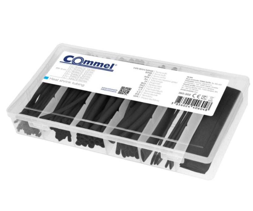 BOX WITH THERMAL HOSE 100X10CM BLACK COMMEL