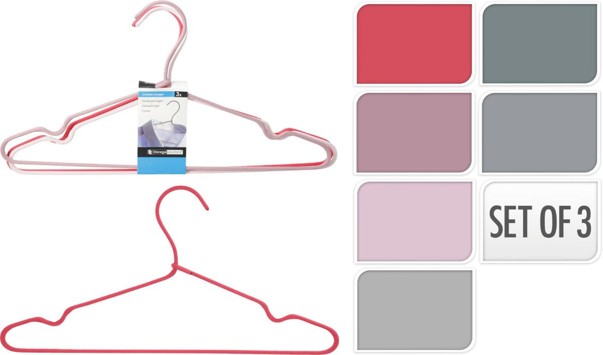 METAL CLOTHES HANGER 2PCS.