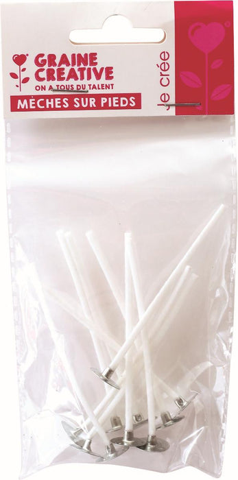 CANDLE WICK 10PCS 7CM